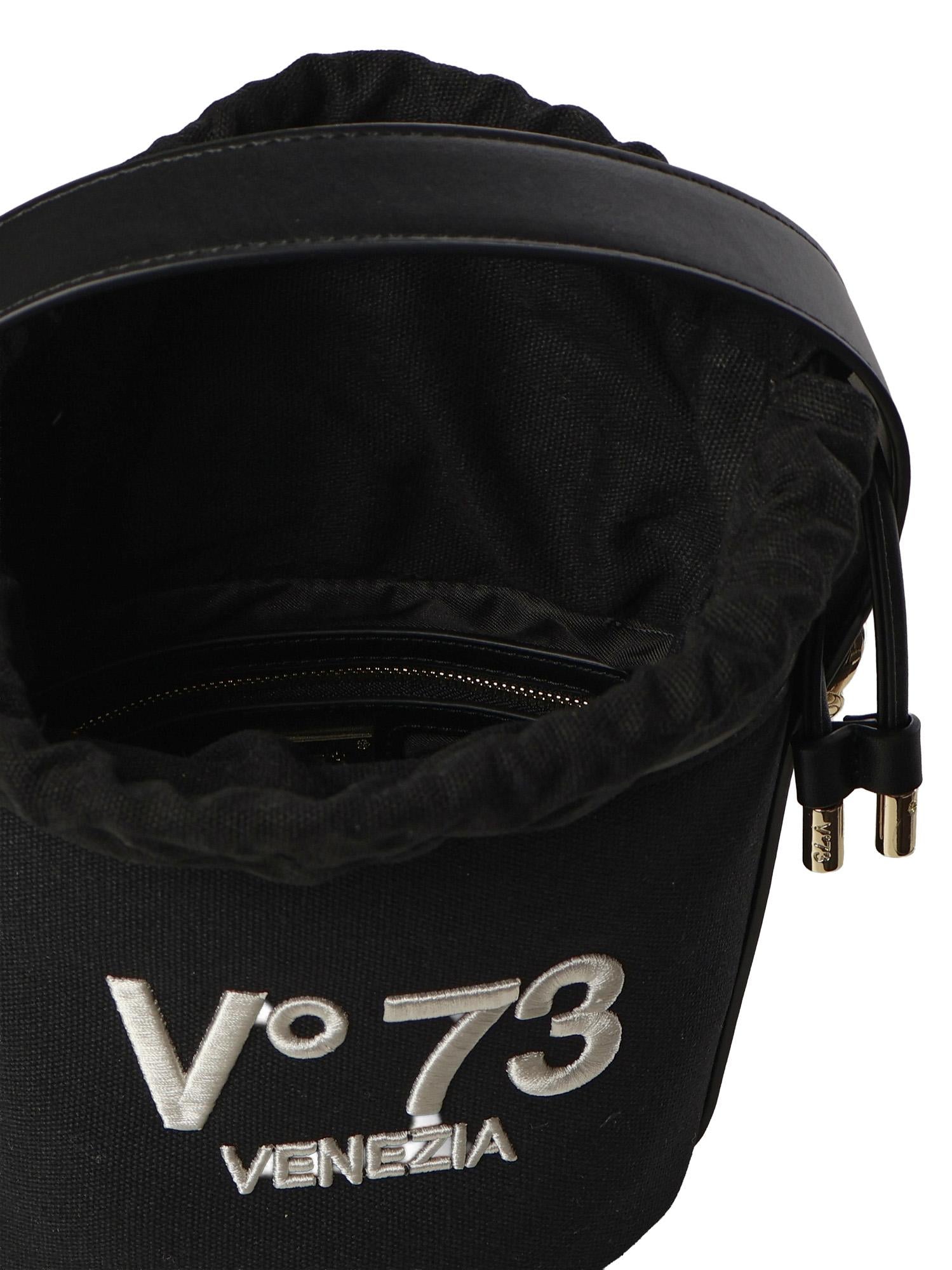 Secchiello con logo 73BS9MU03 RESPONSIBLE 73NERO V° 73 