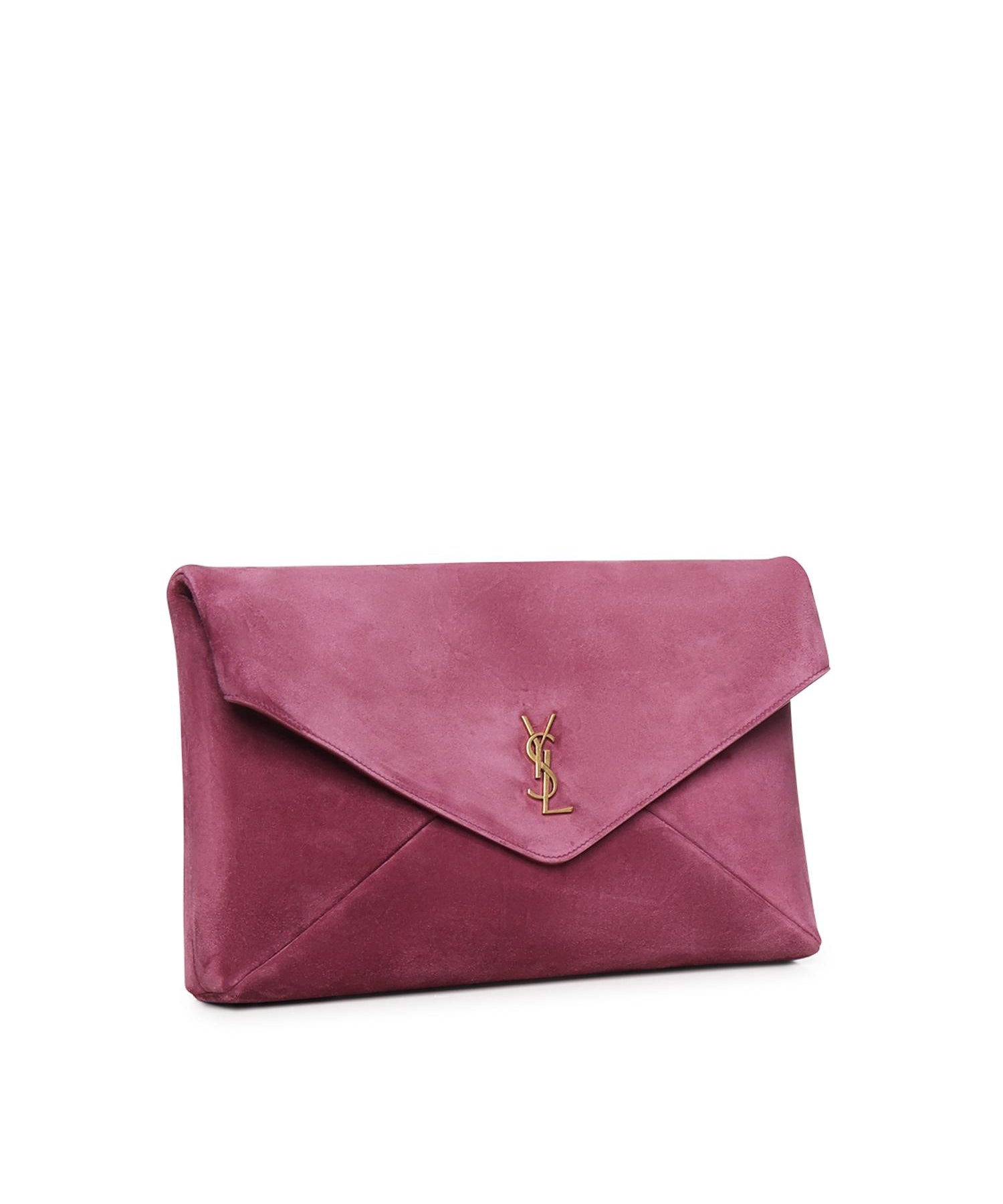 Clutch Cassandre in suede 851590 1U80W6979 SAINT LAURENT 