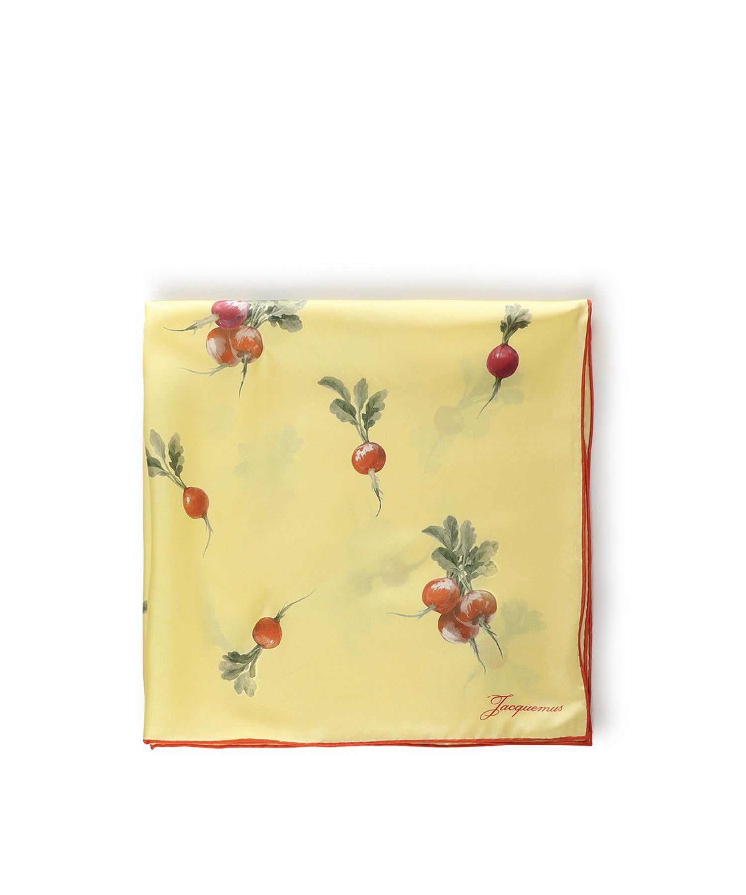 Foulard 'Le Foulard Raddish' in seta con stampa ACU00821AW00263 2GL JACQUEMUS 