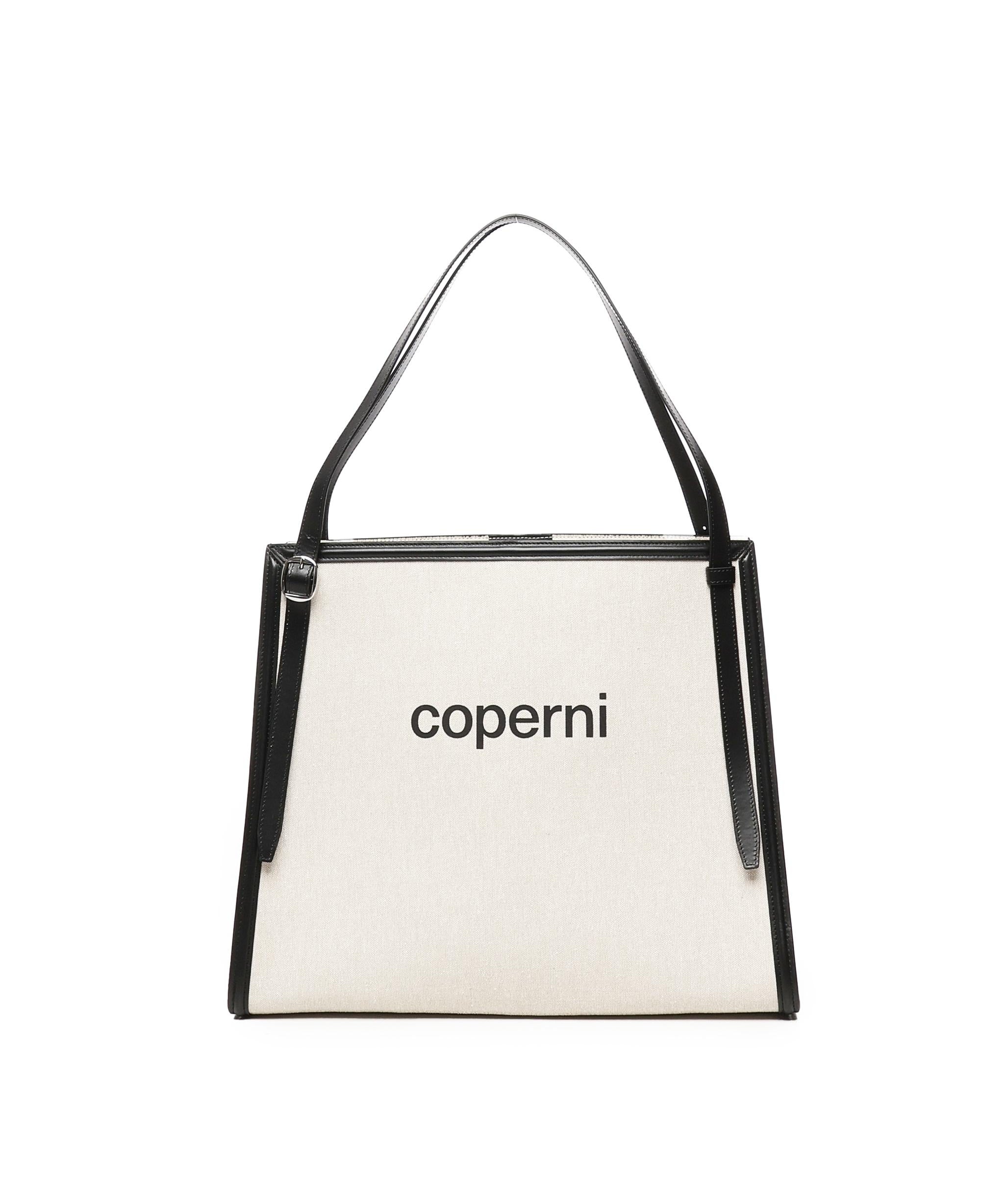 Borsa tote con logo COPBA77F2027 BEI COPERNI 