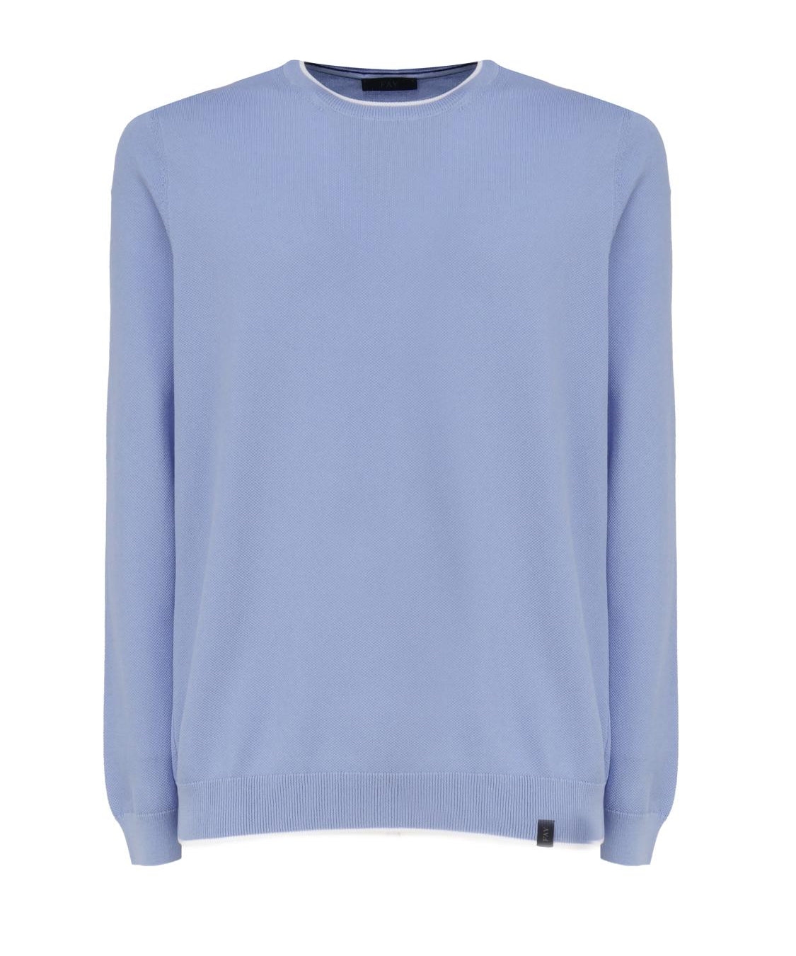 Maglioncino in cotone con collo tondo NMMC1482350 VTN033W FAY 