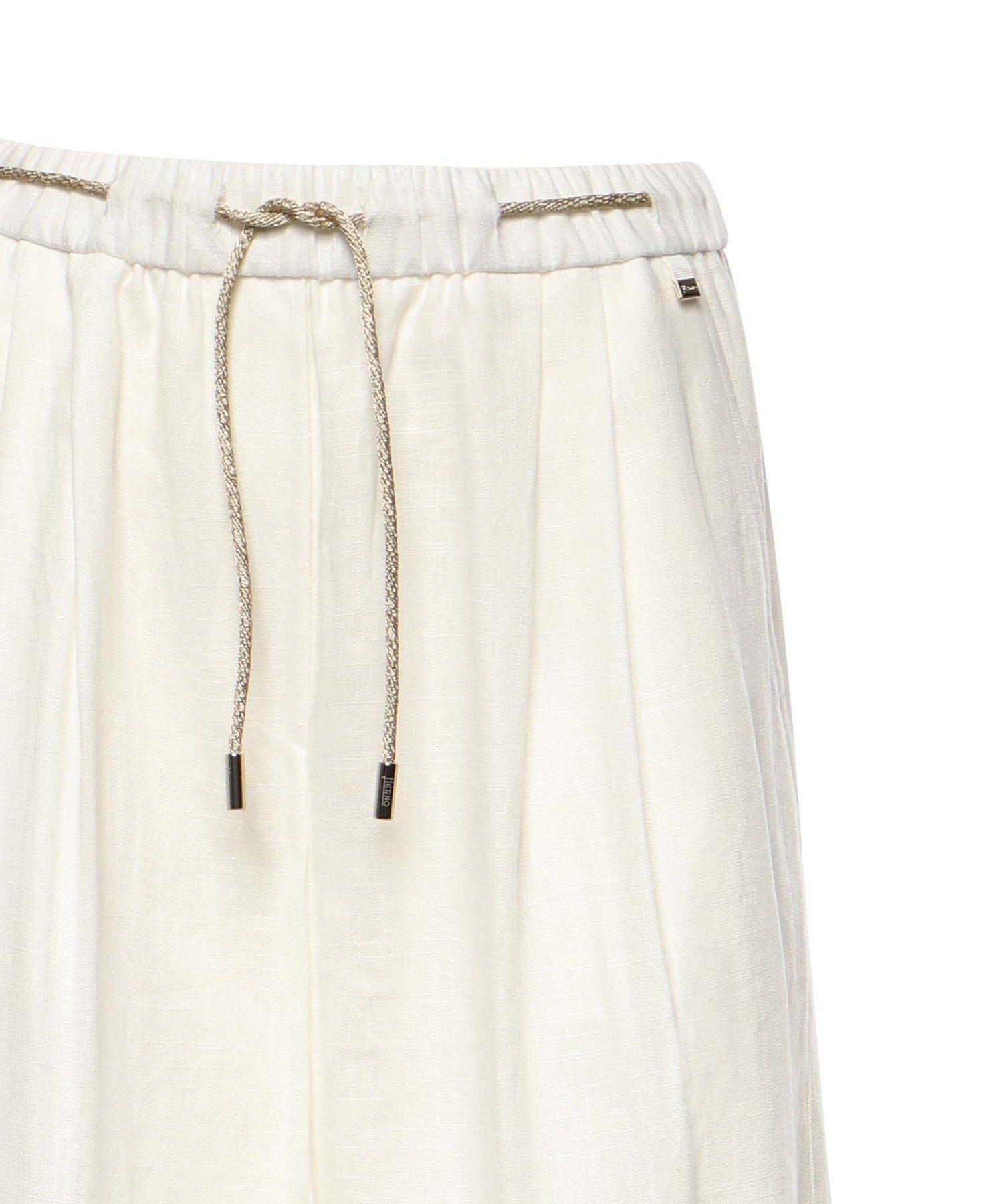Pantaloni in linen blend PT000222D 126891000 HERNO 