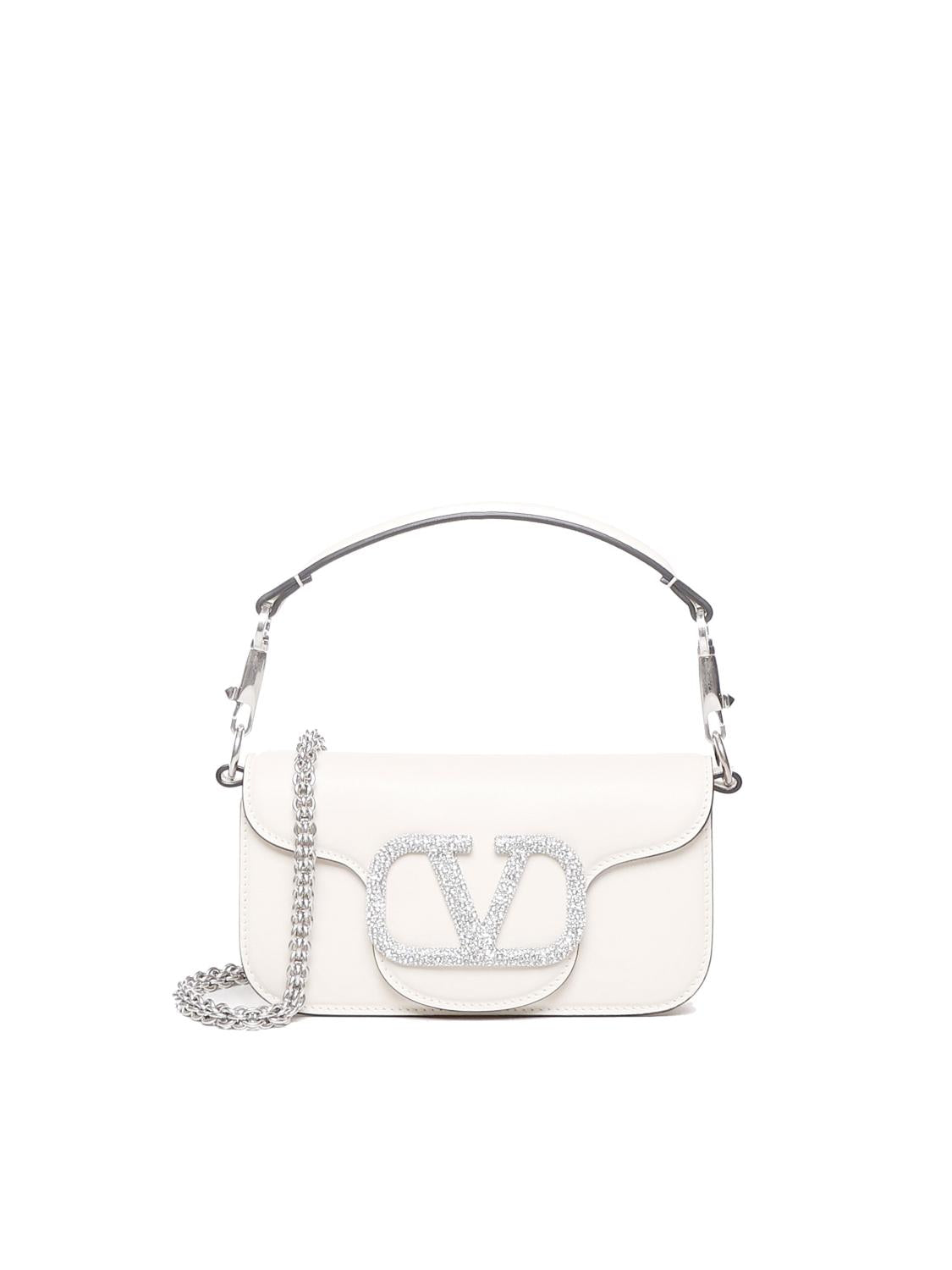 Borsa a spalla Locò con logo gioiello 8W2B0K53 KNT7NX VALENTINO GARAVANI 
