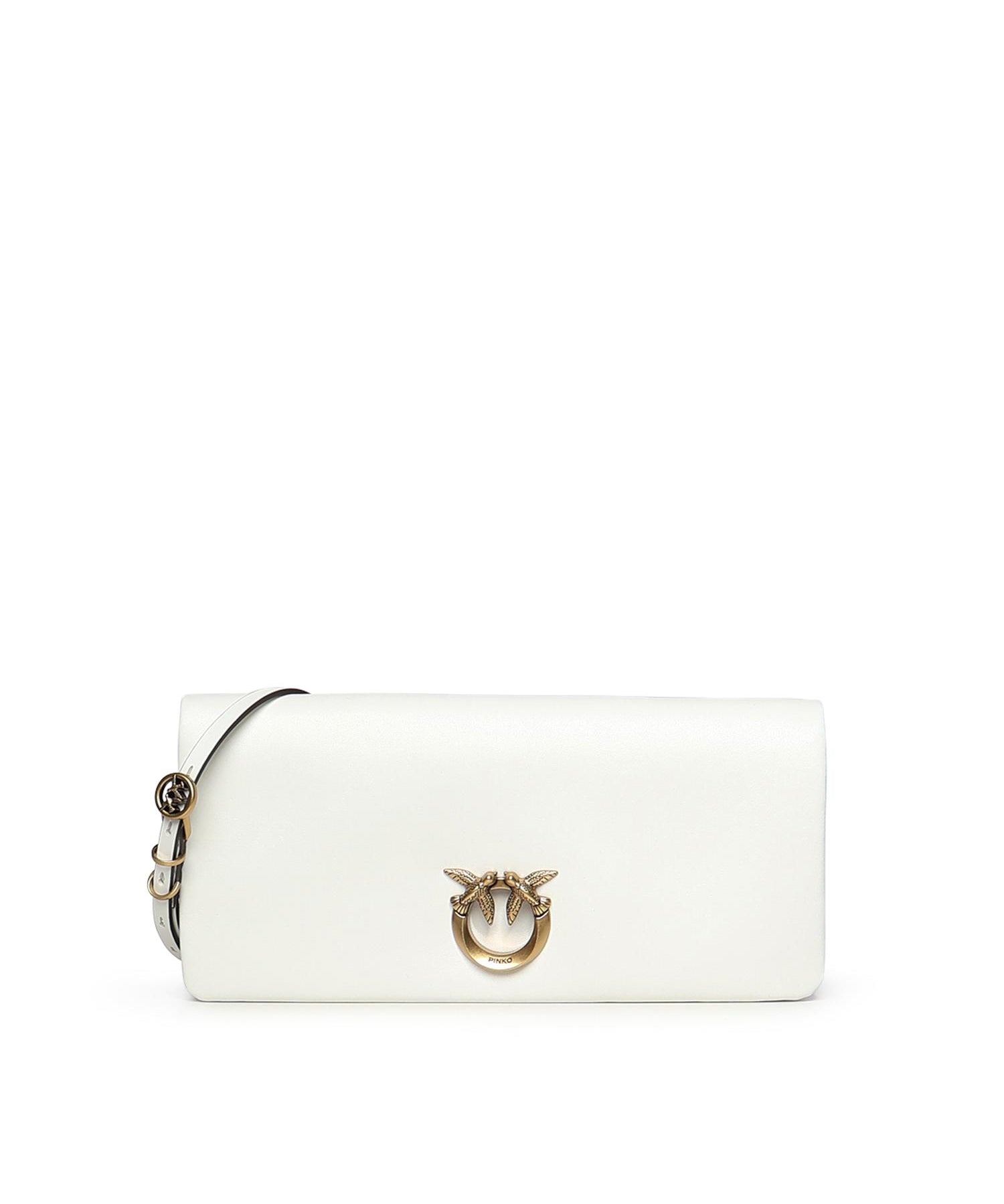 Pochette Love Bag Click Soft Horizontal in pelle 106022 A0QOZ15Q PINKO 