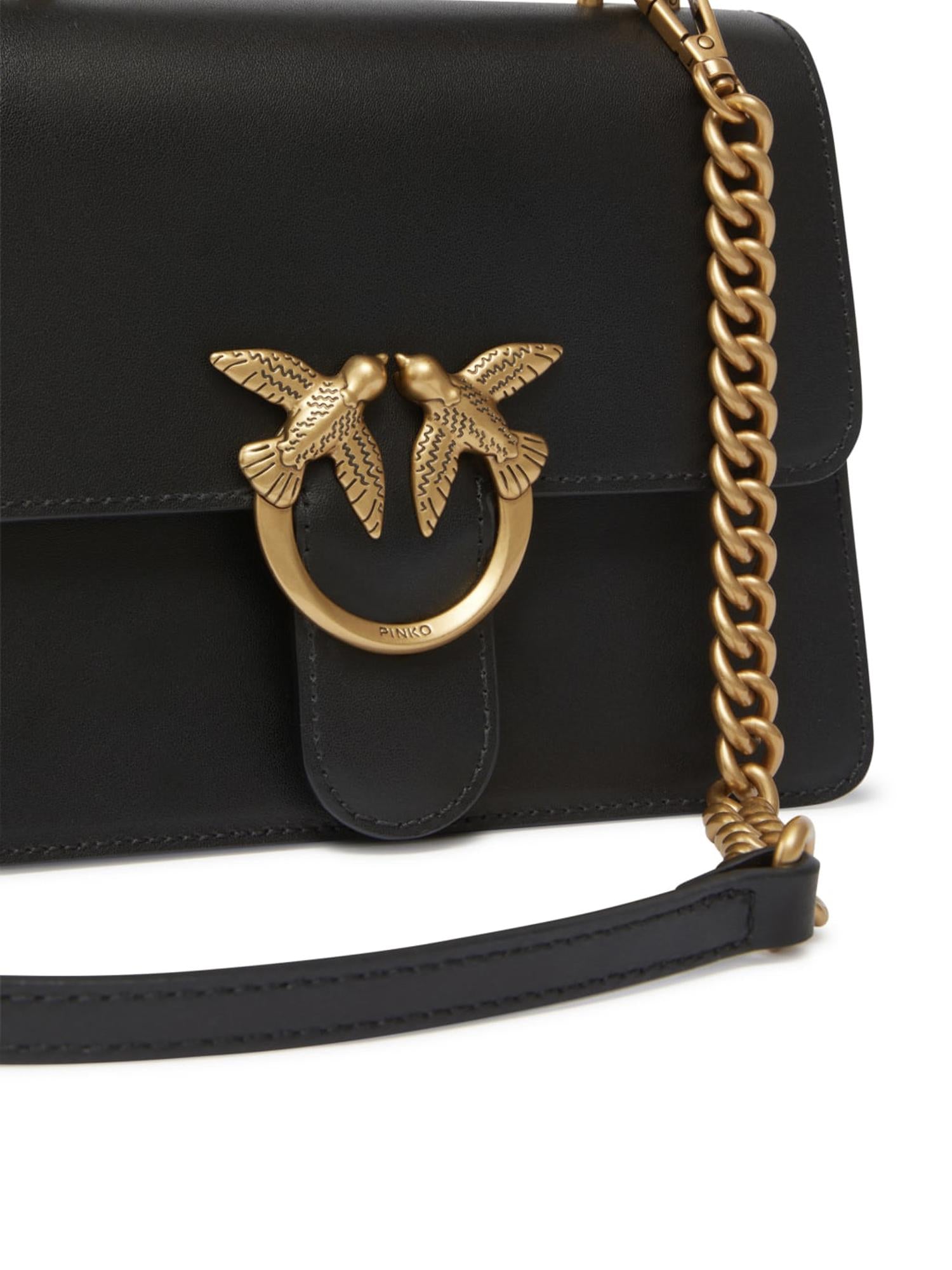 Borsa mini a mano Love Bag Top Handle in pelle 100071 A0F1Z99Q PINKO 