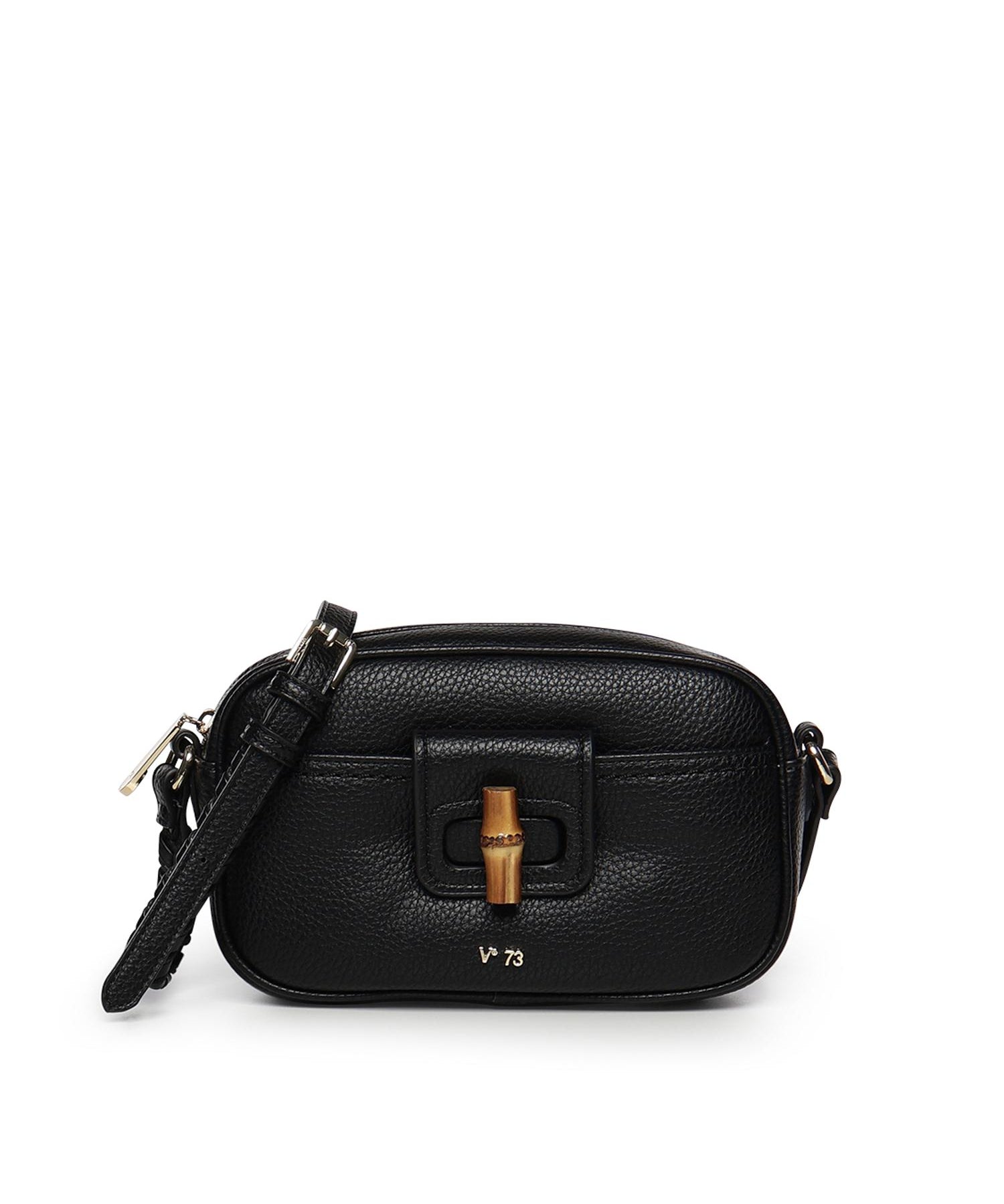 Borsa a tracolla con logo 73BS9M605 BEATRICENERO V° 73 