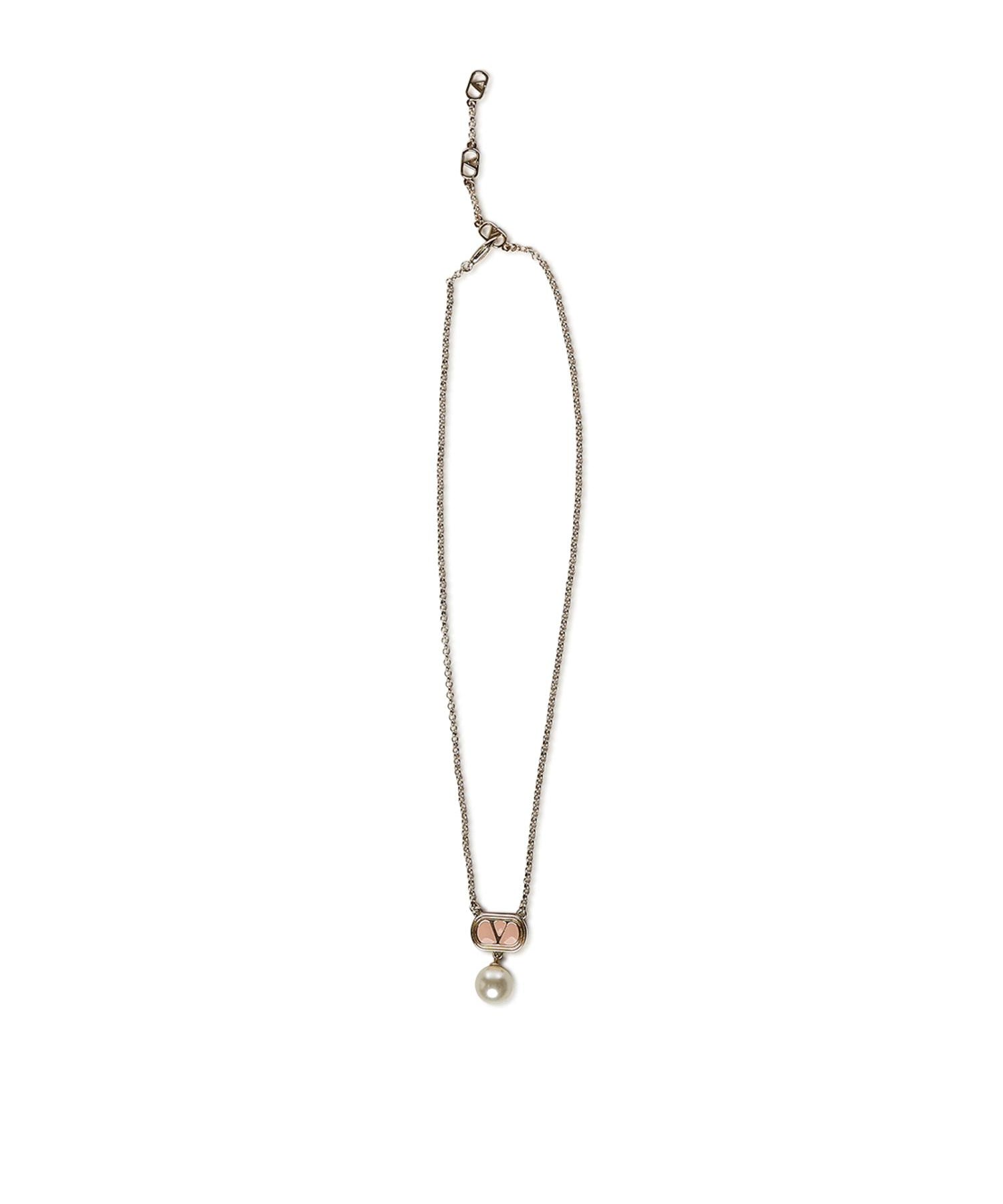 Collana Ovalette con smalto e perla 7W2J0X88 LTDBYT VALENTINO GARAVANI 