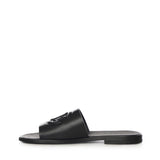 Slide in pelle con logo A80397 A036380999 DOLCE & GABBANA 