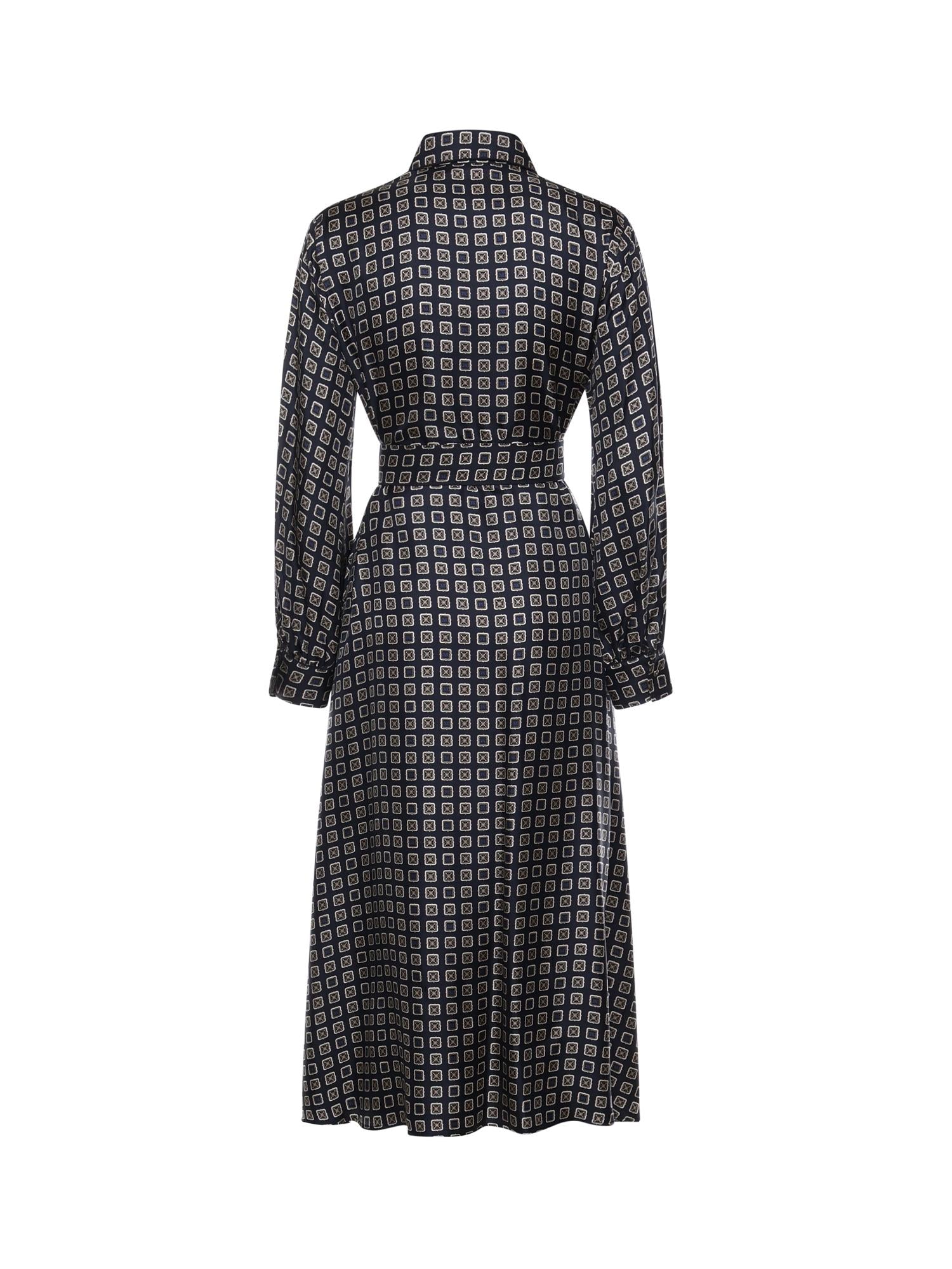 Abito chemisier in seta stampata 2611221151600 002 MAX MARA 