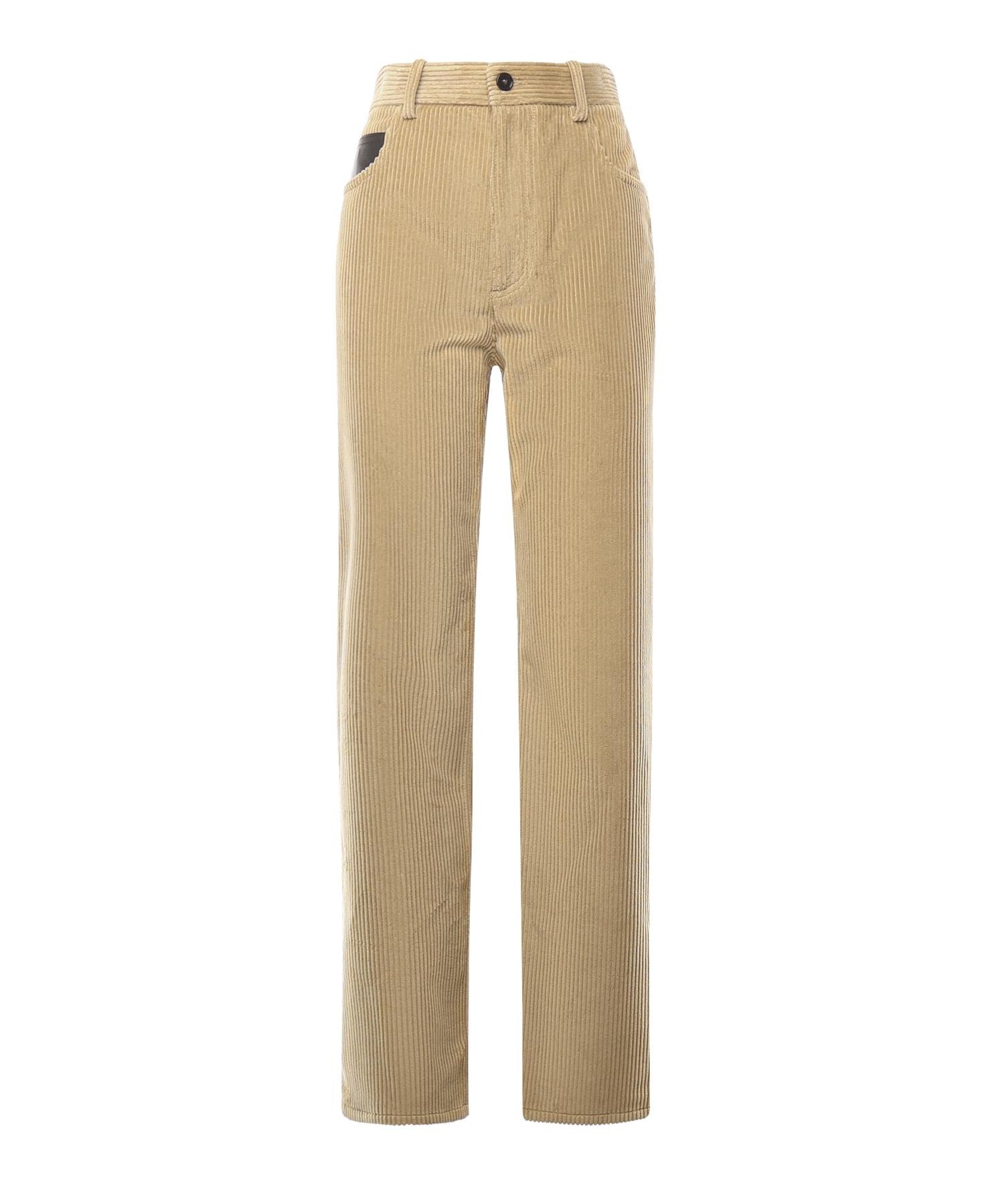 Pantaloni in velluto di cotone a coste 845554 V4CY01434 BOTTEGA VENETA 