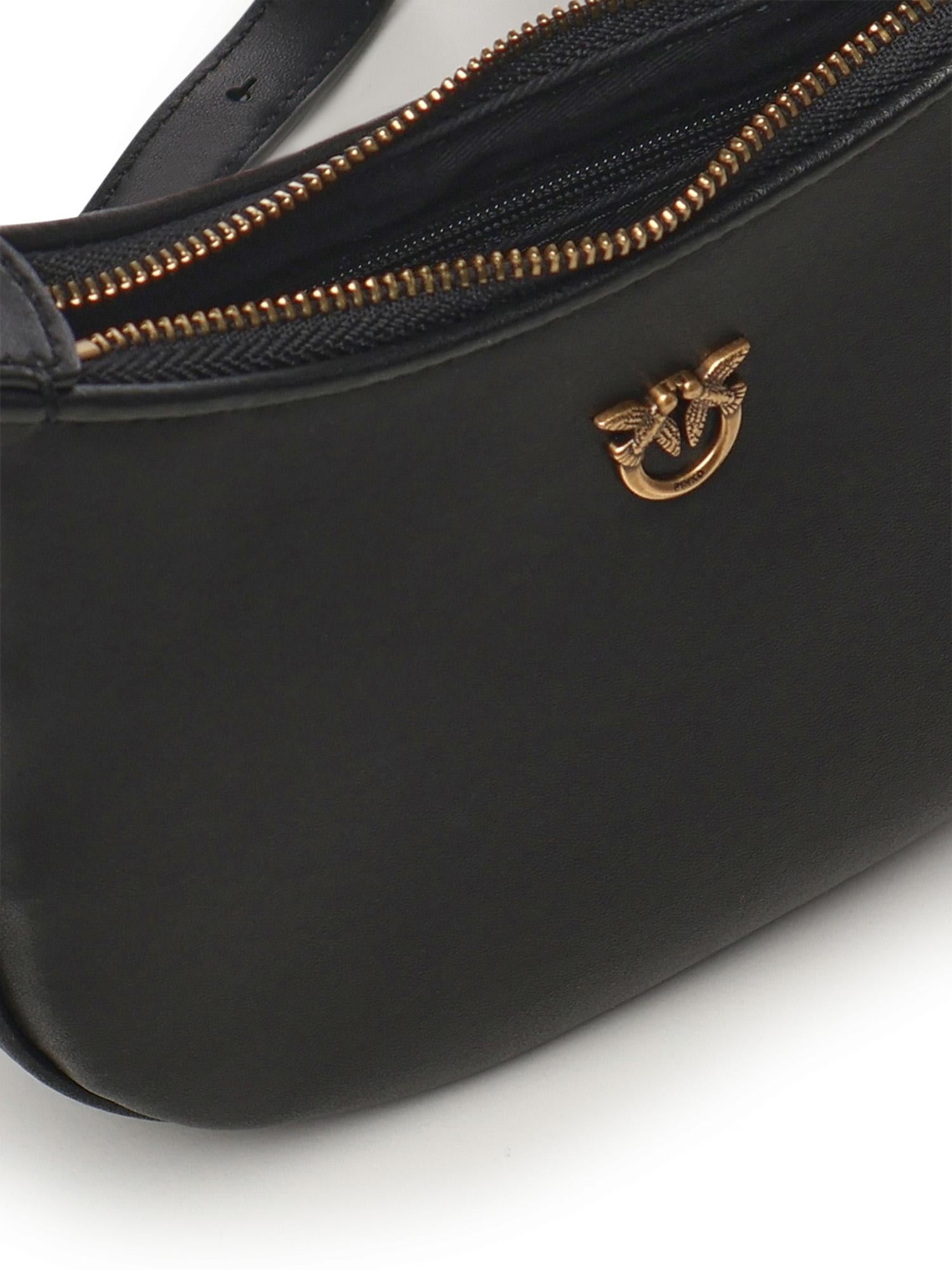 Baby borsa a spalla Half Moon in pelle 103538 A0F1Z99Q PINKO 