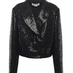 Giacca cropped con paillettes 79AAQ502 N0657899 GENNY 