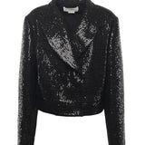 Giacca cropped con paillettes 79AAQ502 N0657899 GENNY 