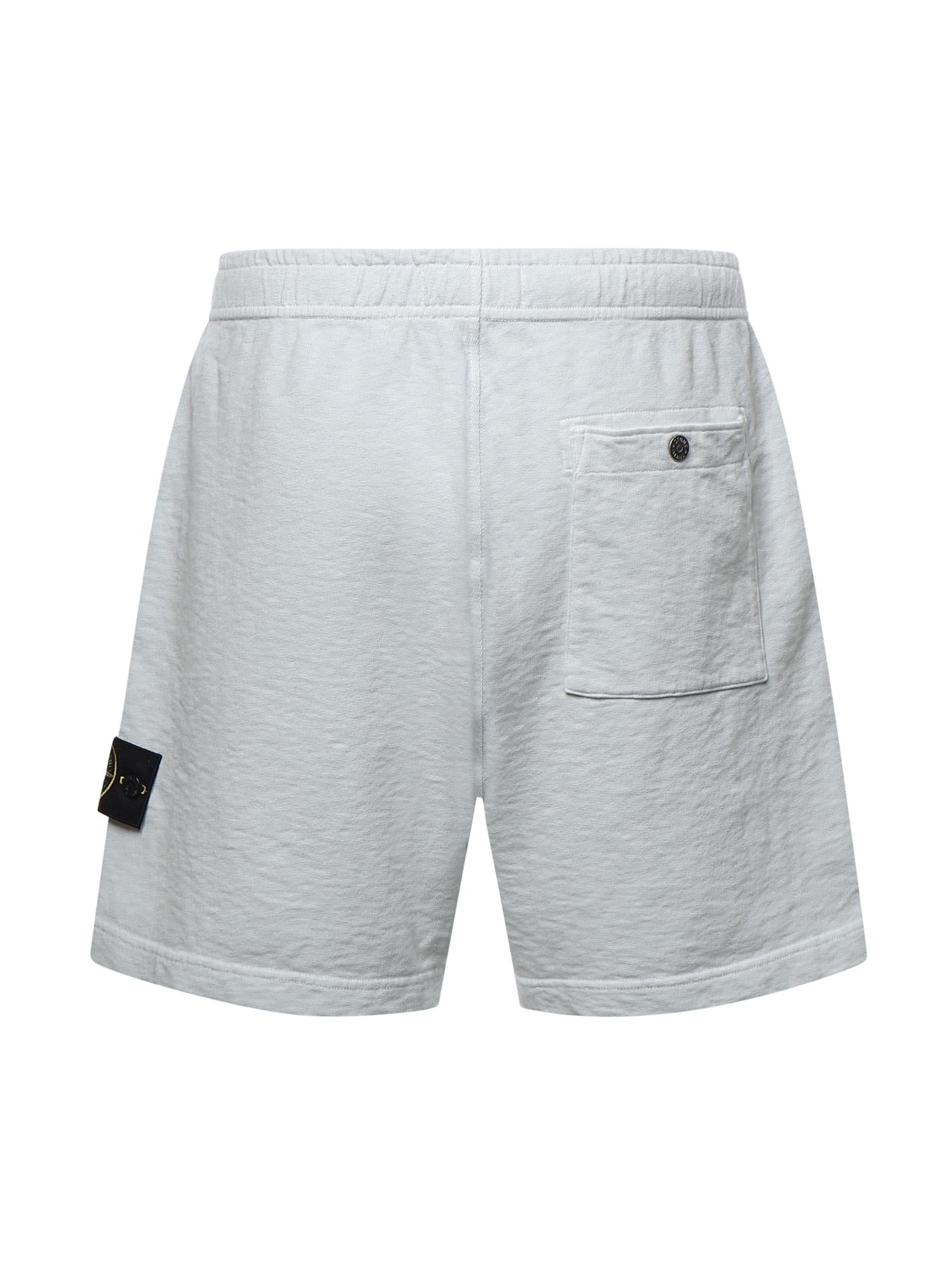 Shorts in cotone con logo L1S156200014 S0060V0141 STONE ISLAND 