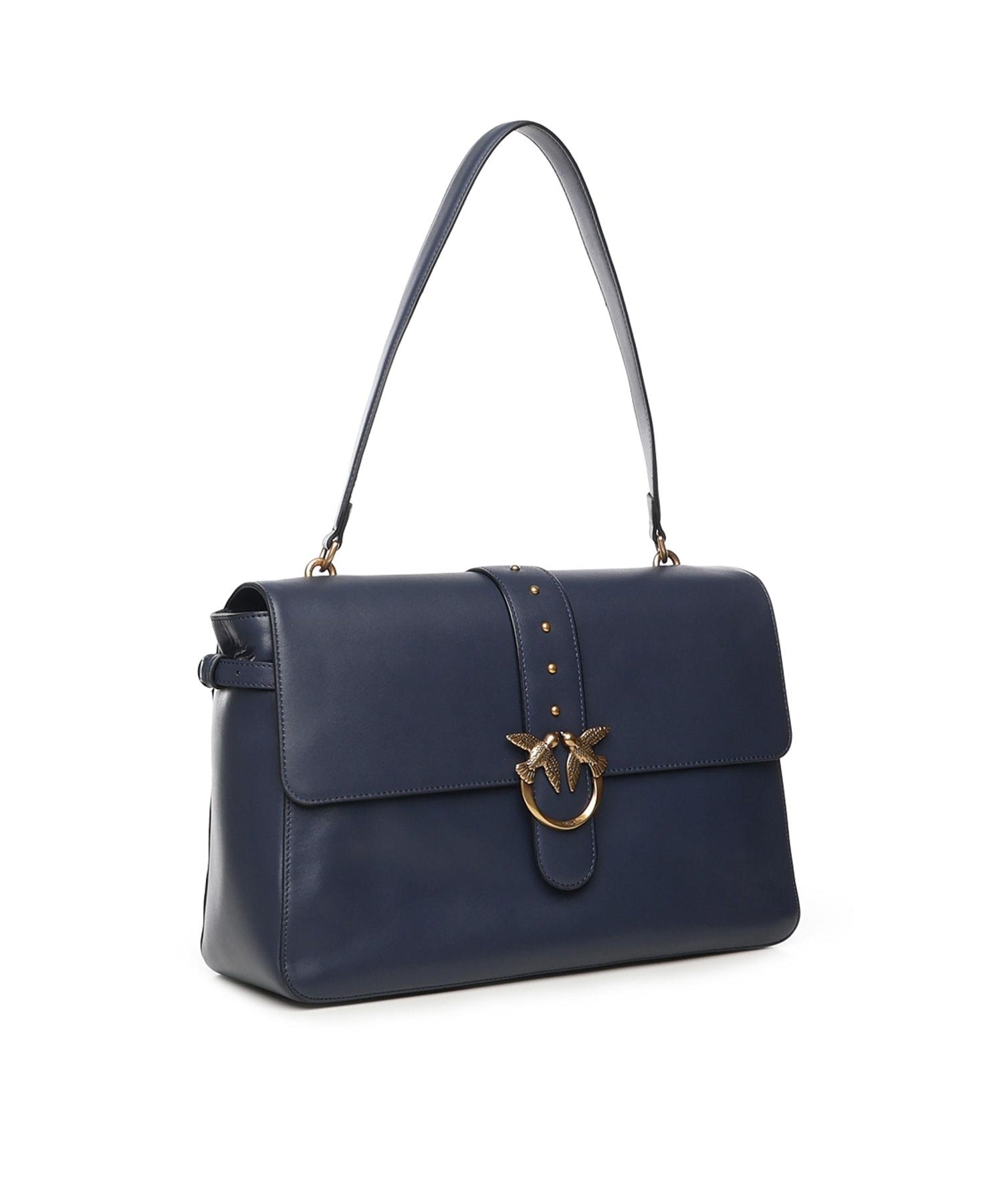 Borsa a spalla maxi Love Bag Slouchy in pelle 105067 A0QOG08Q PINKO 