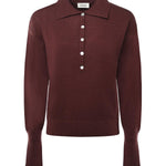 Maglia polo in viscosa<BR/> DK9210 TERRA OTTOD'AME 