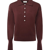 Maglia polo in viscosa<BR/> DK9210 TERRA OTTOD'AME 