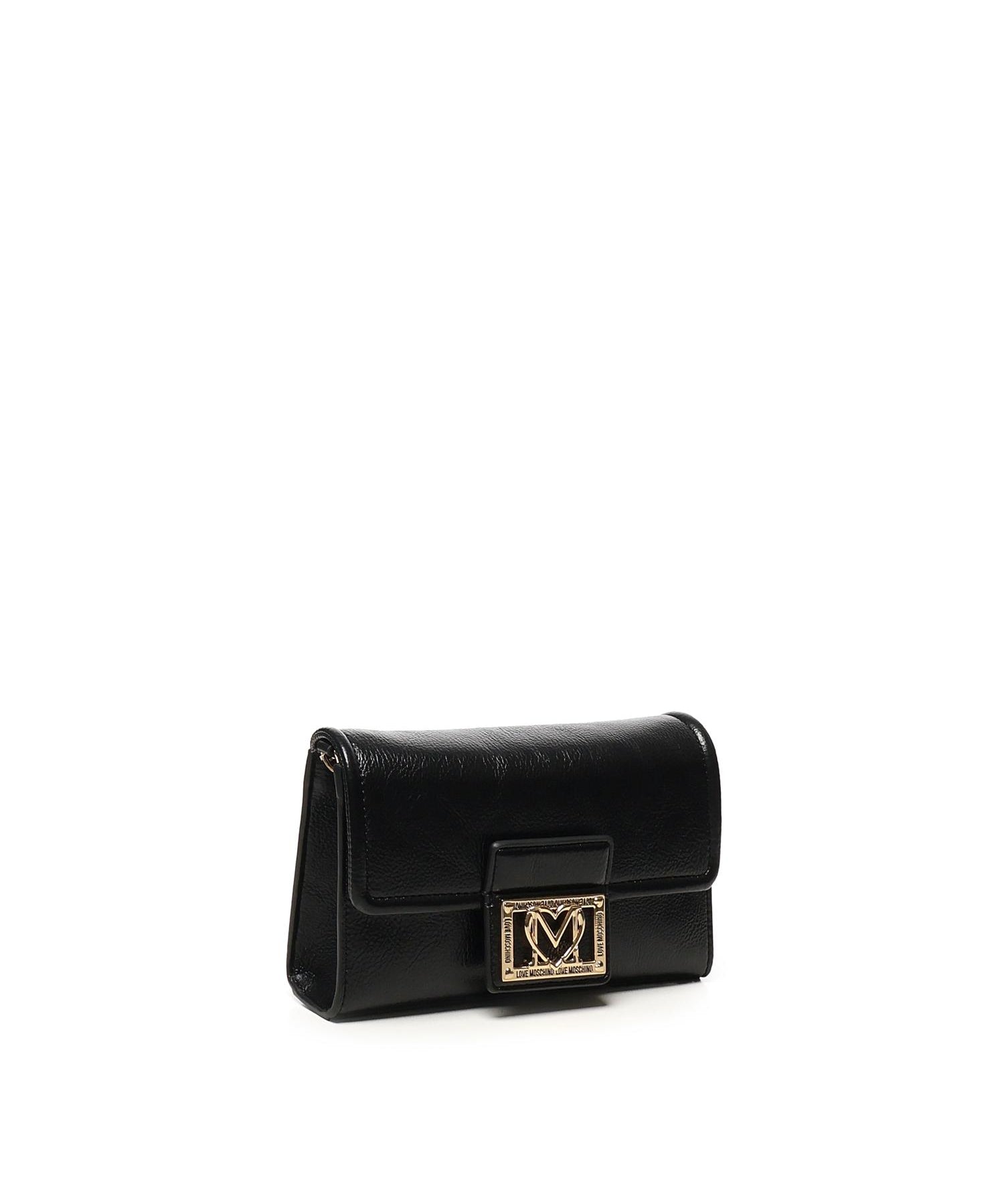 Borsa a tracolla con logo JC4093PP1NLI0 000 LOVE MOSCHINO 