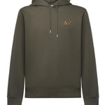 Felpa in cotone con logo<BR/> F45104 74 SUN 68 