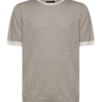 T-shirt in lino e cotone NMMC1522420WYK 09I1 FAY 