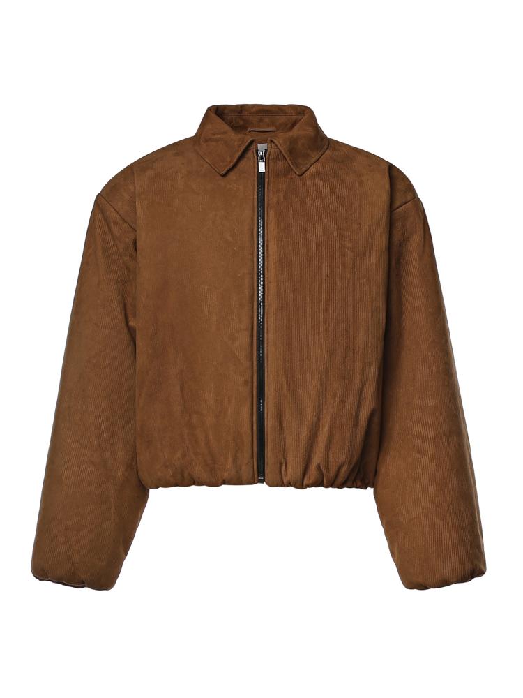 Bomber in pelle effetto velluto a coste 279726  MAGDA BUTRYM 