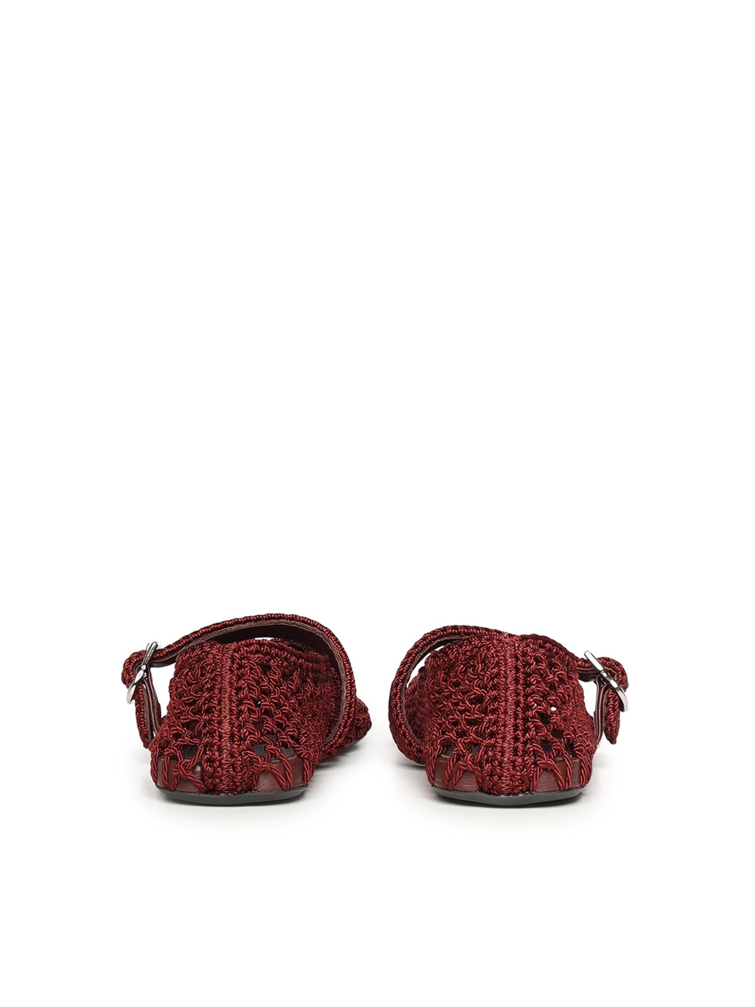Ballerine flat in cordino di satin AA3A029I202 332 ALAIA 
