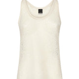 Canotta a rete con paillettes 104710 A2EXC03 PINKO 