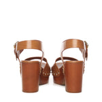 Zoccoli con zeppa Jeannette CHC25A12ILT 27T CHLOÉ 