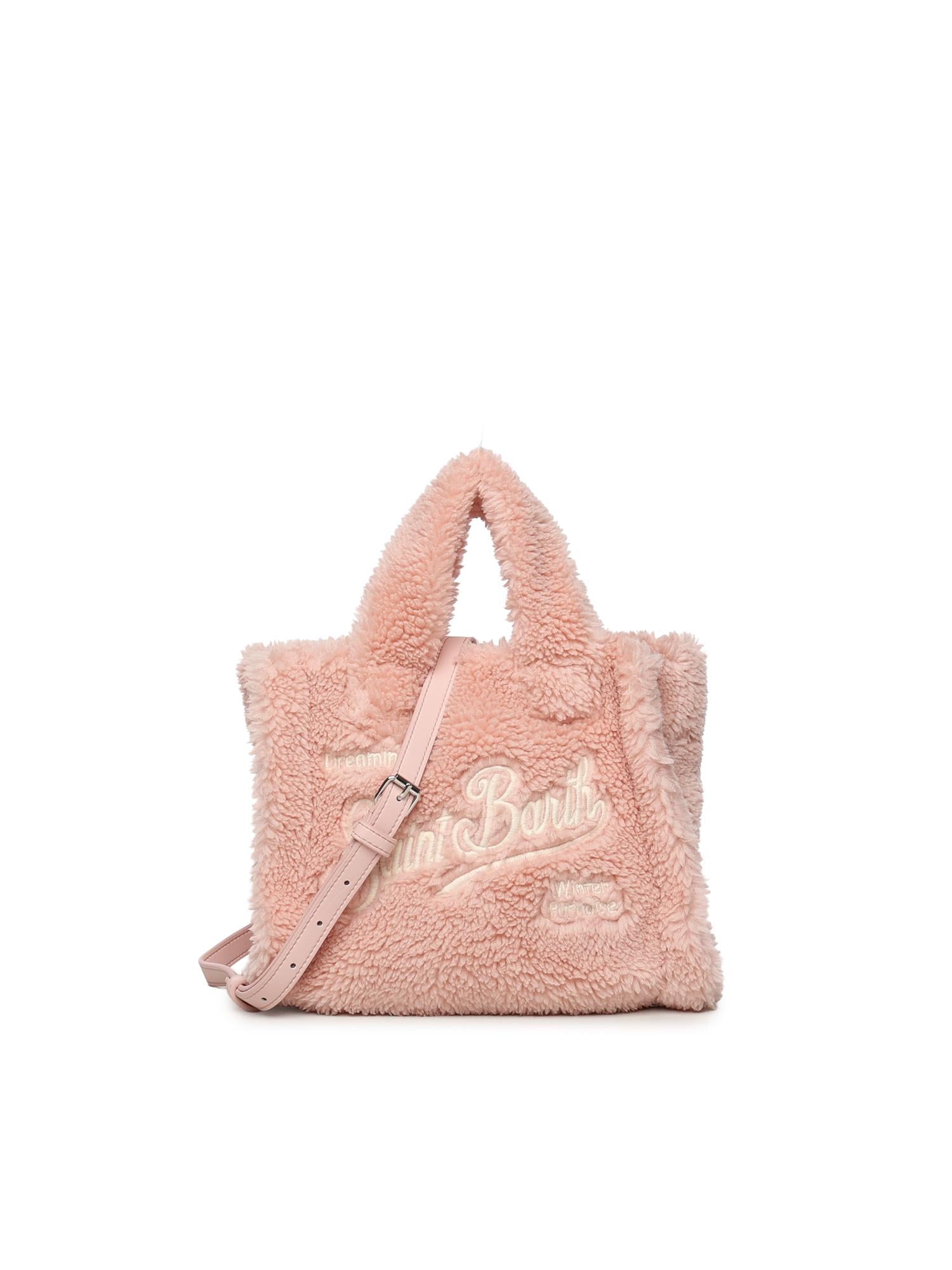 Mini bag Vanity teddy con logo VAMI029 01472I MC2 SAINT BARTH 