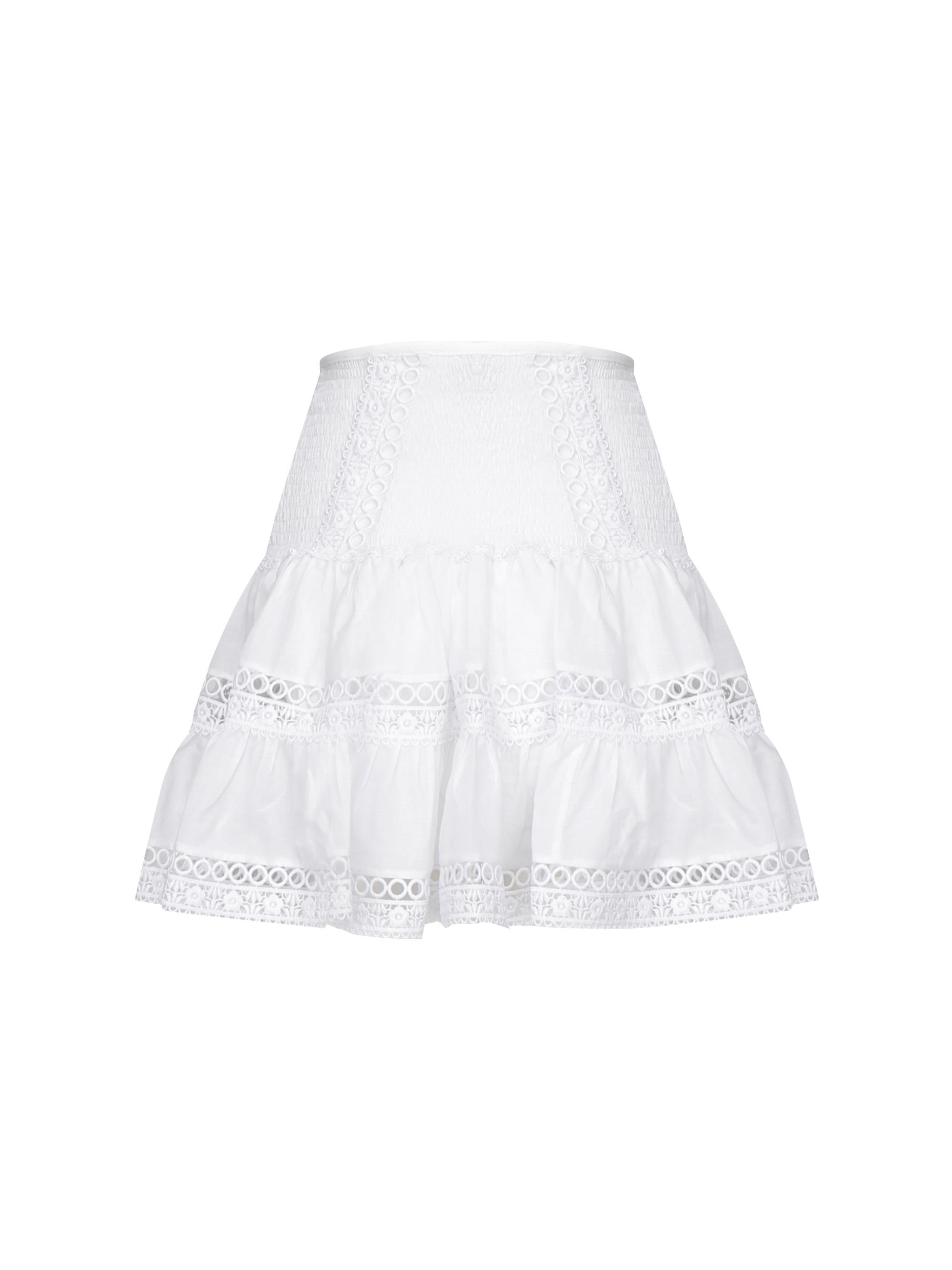 Minigonna Hortens 251401 WHITE CHARO RUIZ 