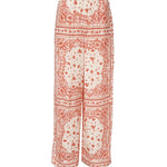 Pantaloni in seta con stampa FR6494 AVA1F0D4T FENDI 