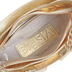 Borsa a spalla y2k002  iin pelle bovina FBBP70002MET -ORO/ORO BIASIA 