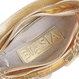 Borsa a spalla y2k002  iin pelle bovina FBBP70002MET -ORO/ORO BIASIA 