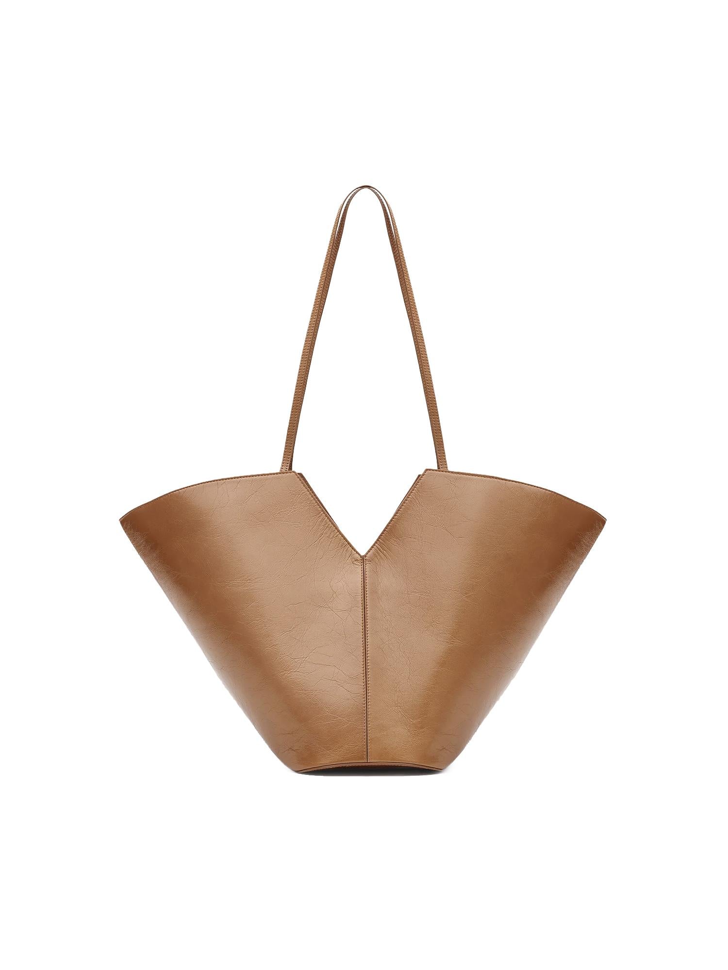 Borsa Winona 4ever maxi in pelle FBBP9JG01A TOBACCO SHINE FRANCESCO BIASIA 