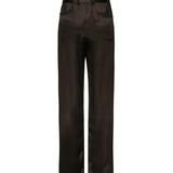 Pantaloni in cotone con cintura 1514250000 BROWN MAGDA BUTRYM 