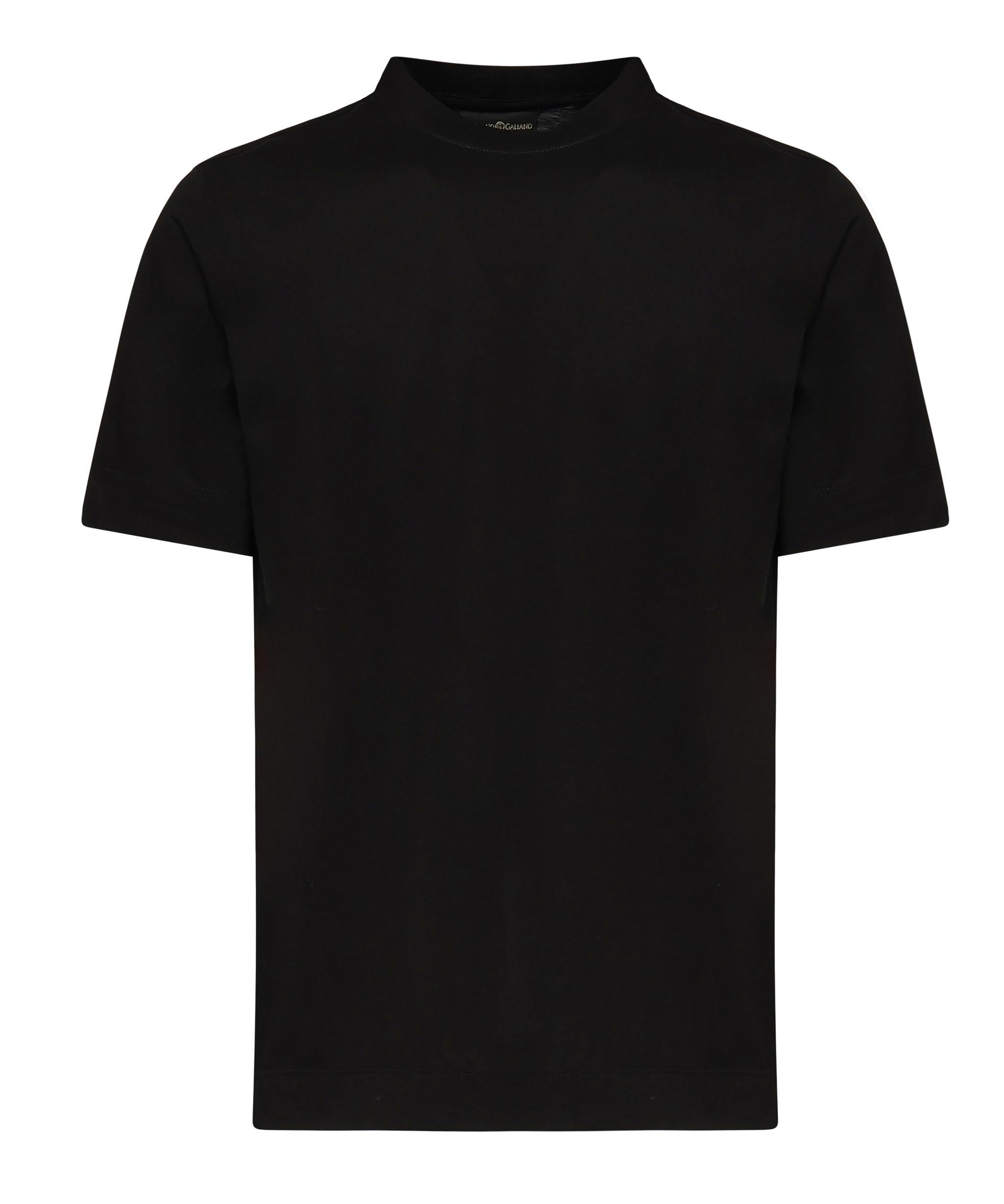 T-shirt Aigue in cotone AIGUE NERO GIULIANO GALIANO 