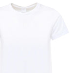 T-shirt maniche corte logo ricamato 100355 A2HNZ04 PINKO 