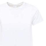 T-shirt maniche corte logo ricamato 100355 A2HNZ04 PINKO 