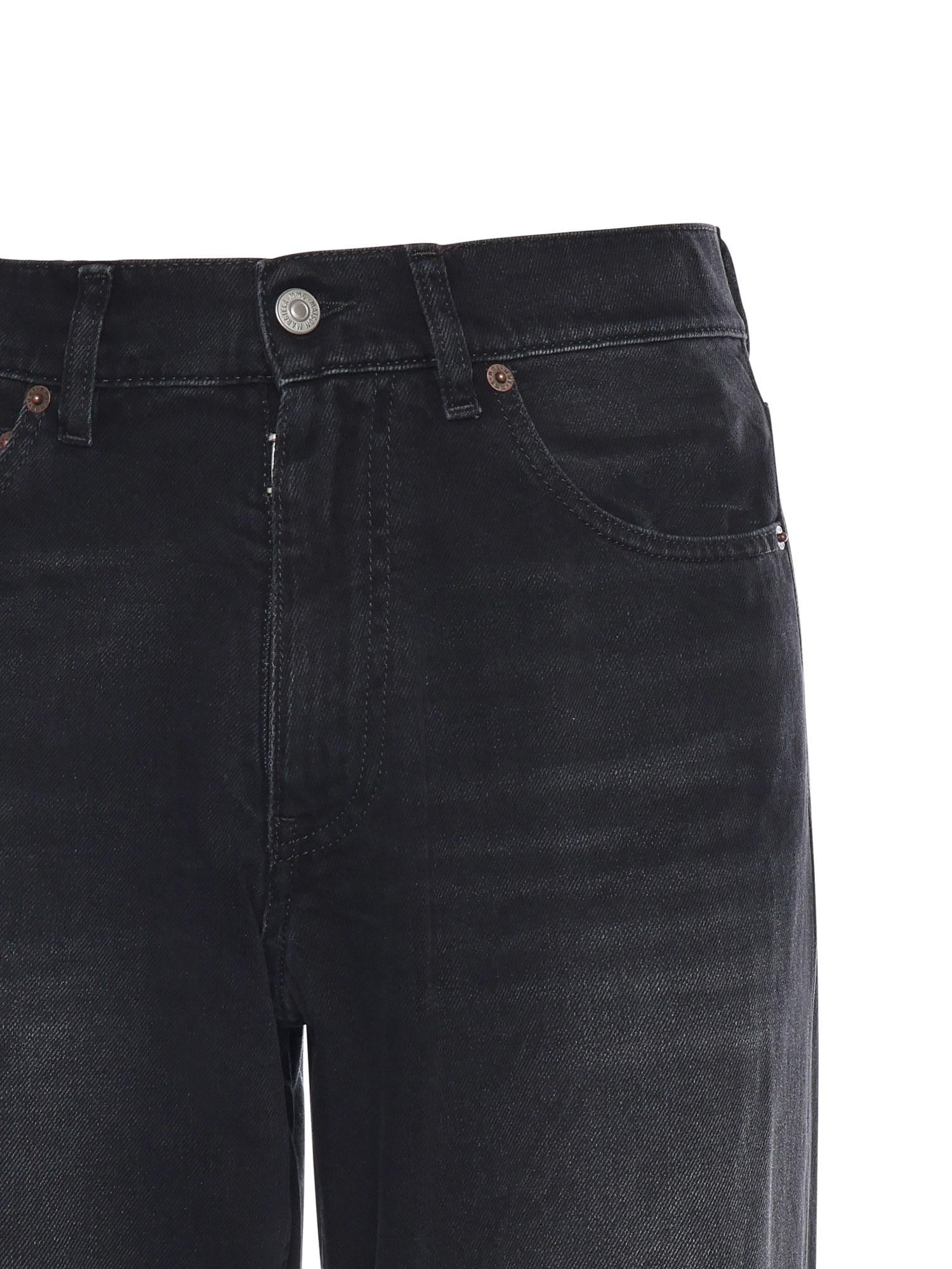 Jeans a gamba dritta in denim SH0LA0035 M30064961 MM6 Maison Margiela 