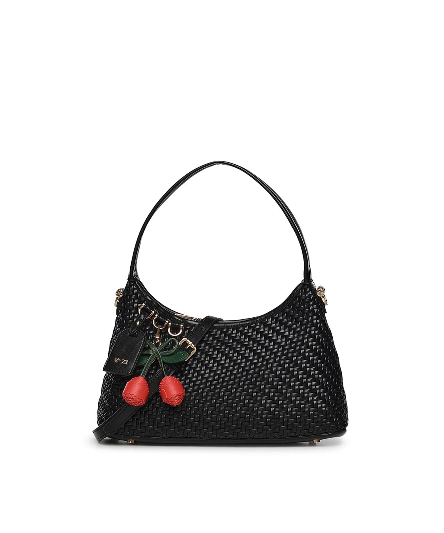 Borsa a spalla Zelda in pelle 73BS9O603 ZELDANERO V° 73 
