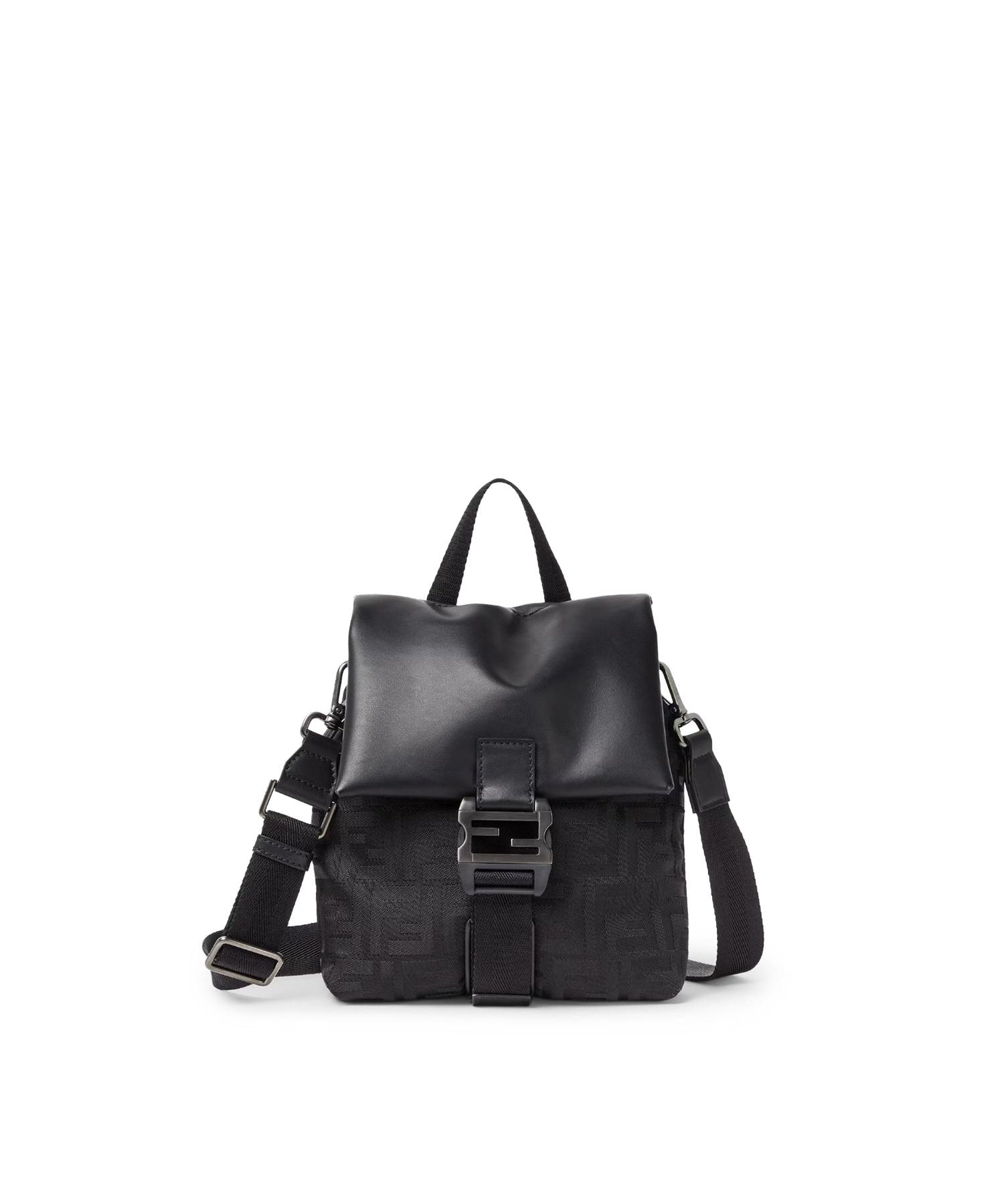 Borsa Fendi Flux in Nylon FF e pelle 7VA673 AVC6F0SAJ FENDI 