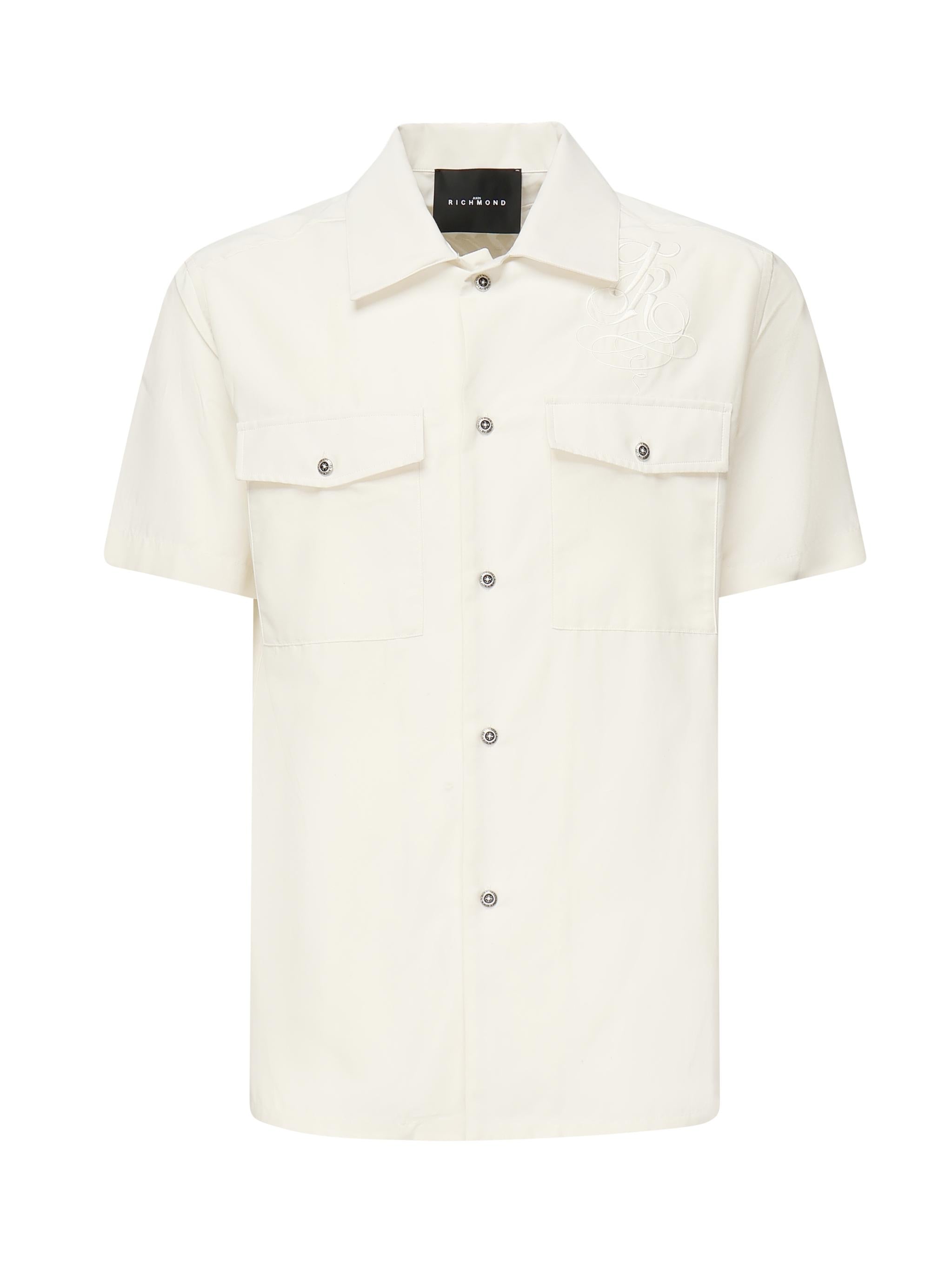 Camicia Chuy con ricamo logo RMP25231CA  JOHN RICHMOND 