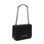 Borsa a spalla trapuntata con logo JC4000PP1LLA0 000 LOVE MOSCHINO 