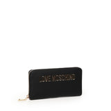 Portafoglio con logo lettering JC5611PP1MKD0 000 LOVE MOSCHINO 