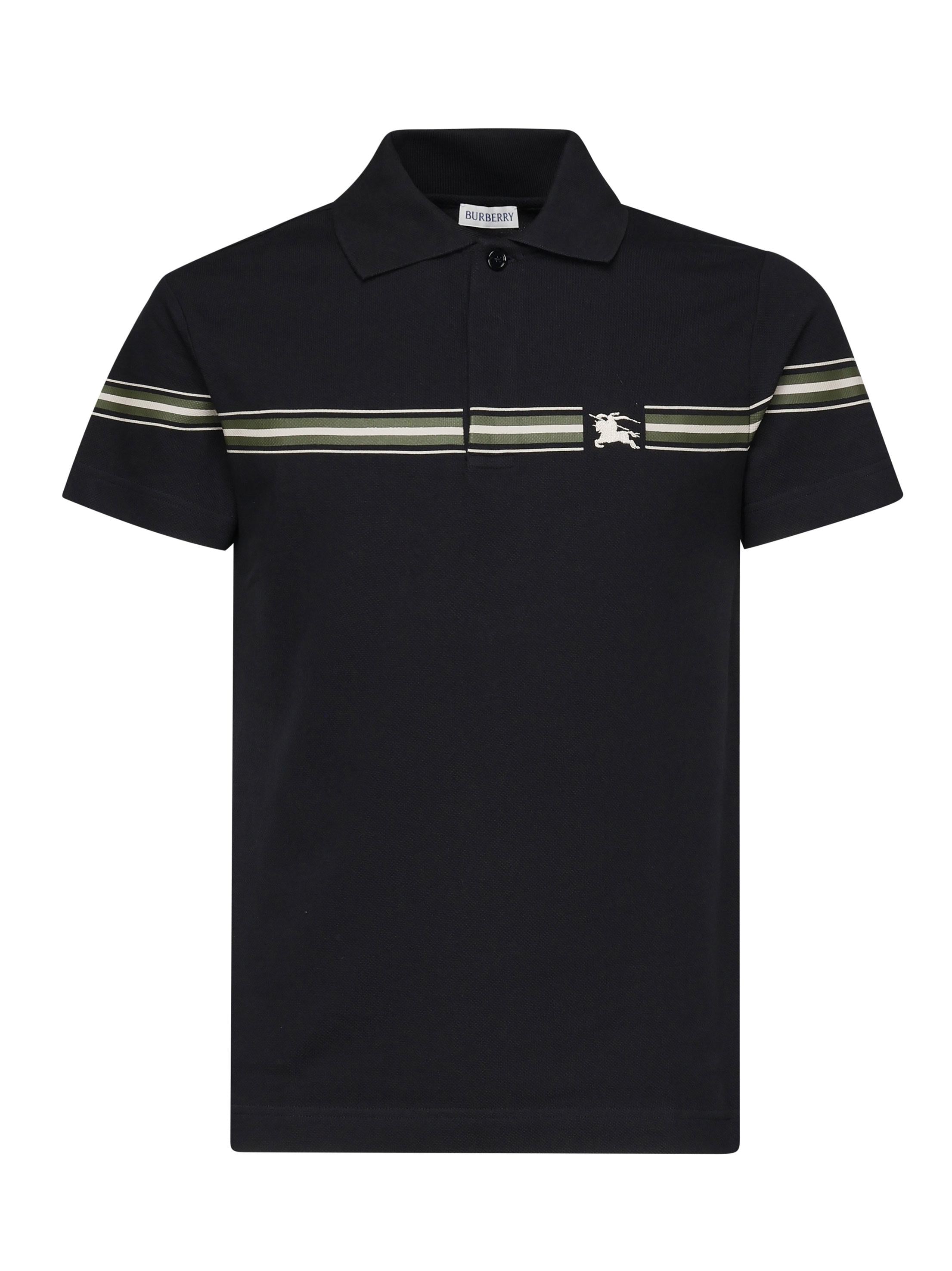 Polo in cotone a righe 8105139 C1765 BURBERRY 