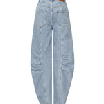 Jeans cargo in denim 114072 3054 ROTATE 