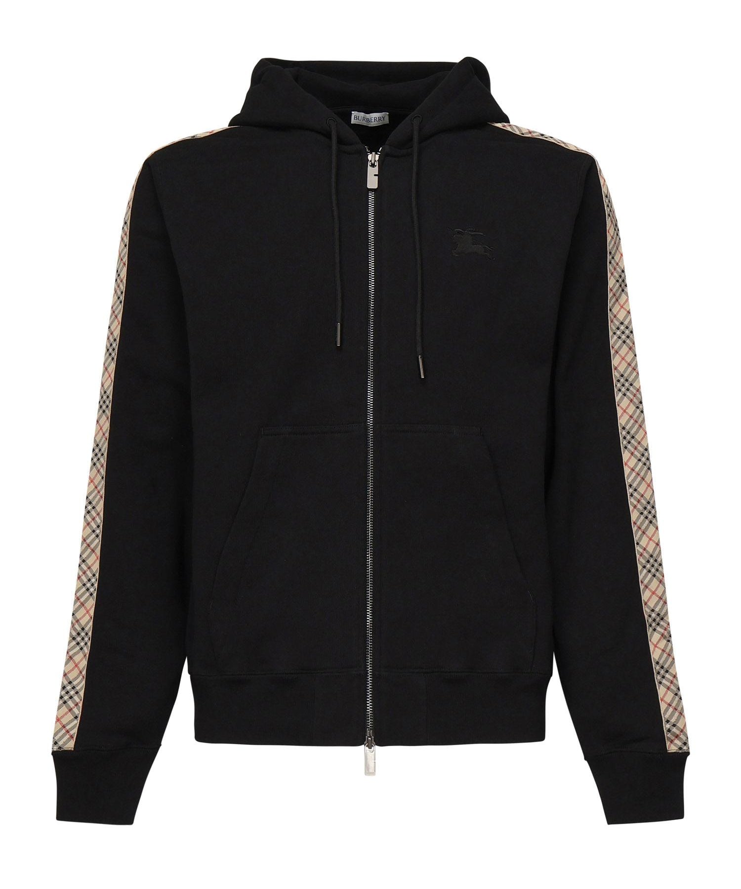 Felpa Check in cotone 8110790 A1189 BURBERRY 