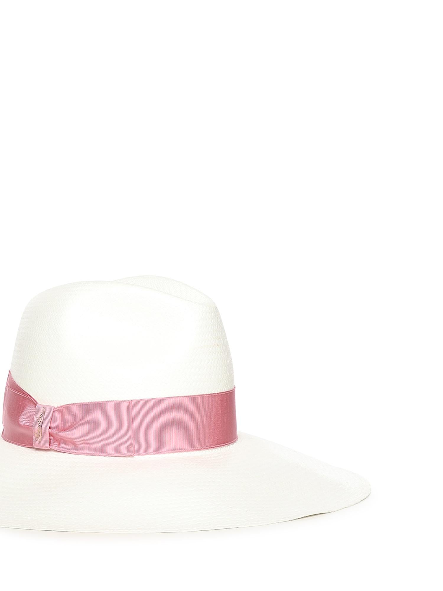 Cappello Sophie Panama con logo 232171 01A5 BORSALINO 
