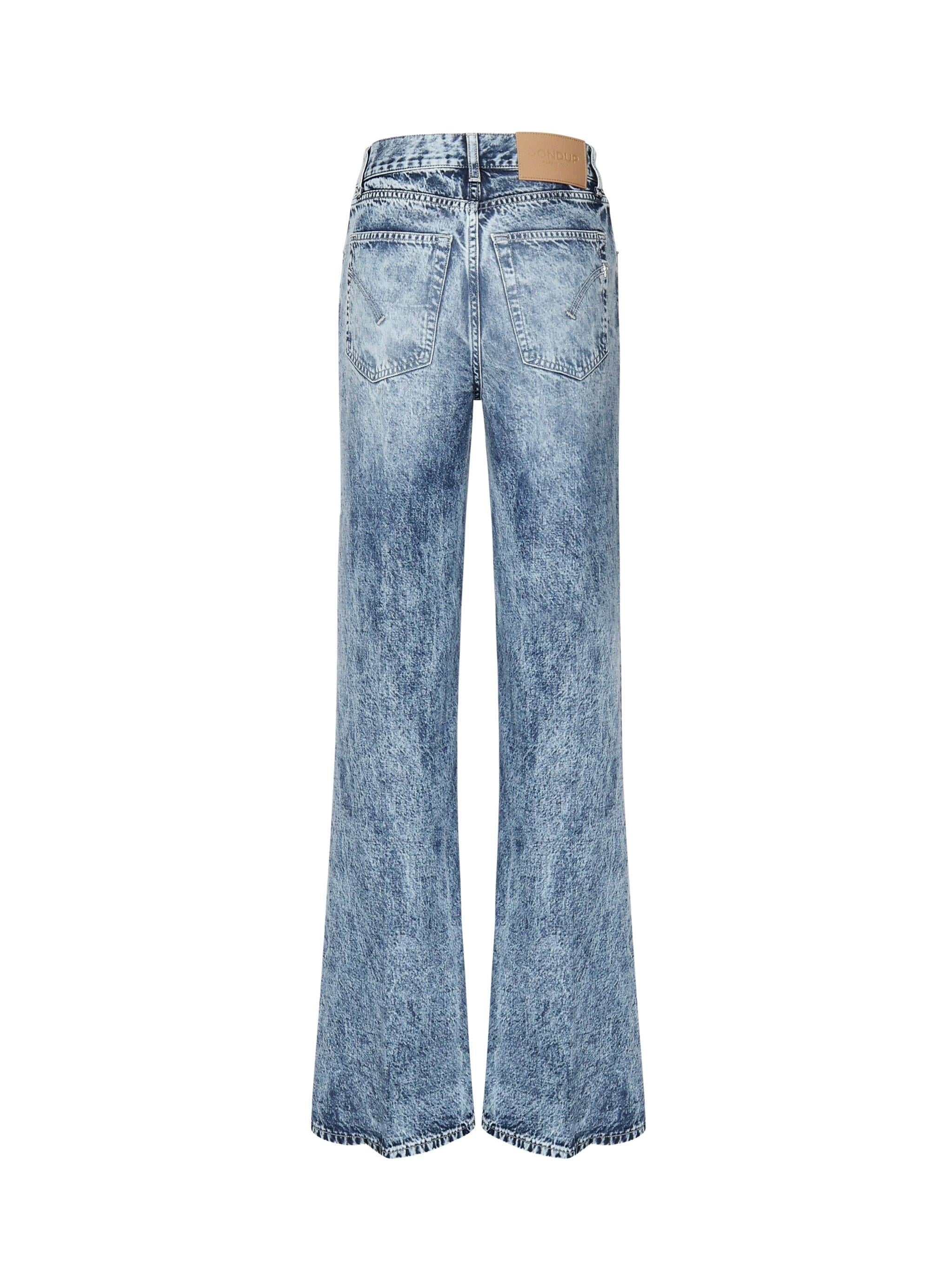 Jeans Amber wide leg in denim DP619 DF0266DIO6800 DONDUP 