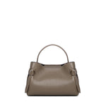 Borsa Gyoza mini in pelle GYOZA MINI PEBBLE GRAIN LEATHER TAUPE YUZEFI 